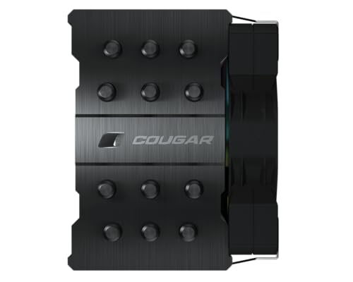 Cougar Forza 85 ARGB ventilador CPU 120mm refrigeración líquida aire iluminación placa base 5