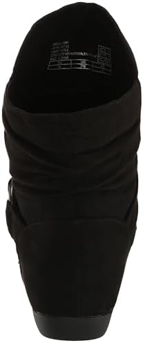 Avenue CLOUDWALKERS WIDE FIT SERENA ANKLE BOOT IN BLACK, SIZE 43 | Image 2