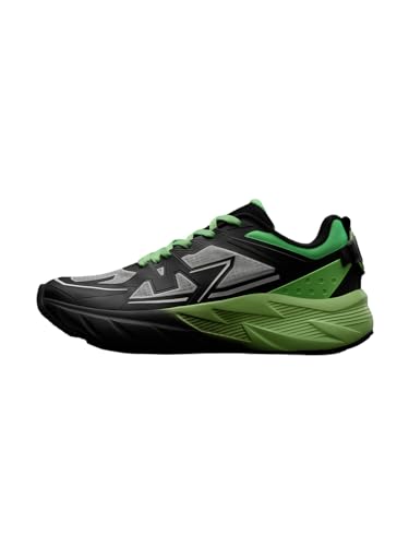 Image of The Souled Store MACH Men and Boys Lace Up Running Technical Trainer Ripstop Base Cushioned Insole Rubber Outsole Tie Up Closure Lightweight Sporty Casual Sneakers