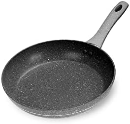 Royalford Frying Pan with Durable Granite Coating | Induction Safe Chef Non-Stick Fry Saute Pan, Aluminium Construction | 3.8MM Induction Bottom, Skillet Stir Pan