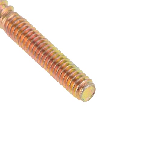 Image of uxcell 5 /32-32 x 1-1 /4 inch Hanger Bolts Double Head Dowel Screw for Wood Furniture 20pcs