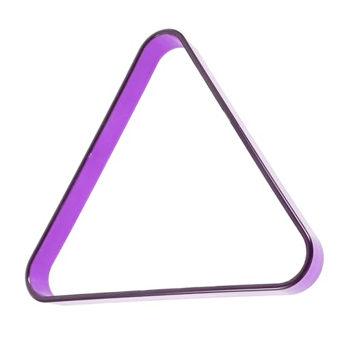 Mipcase Pool Table Balls Rack Mini Triangle Billiards Holder Plastic Billiard Rack Snooker Balls for Home Club Use