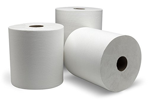 Ultra 6800EW Roll Towels, White, 800' x 8" (Pack of 6)