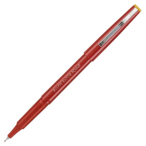Stylo poreux Razor Point rouge pointe ultra fine tracé précis sans bavure