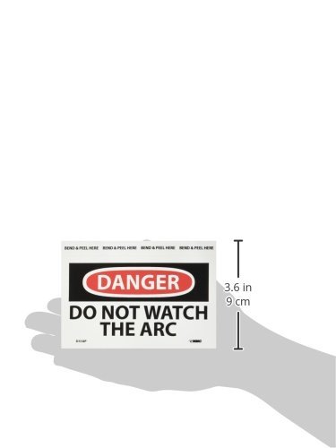 Panneaux Do not watch the arc NMC D31AP en vinyle pour la sécurité