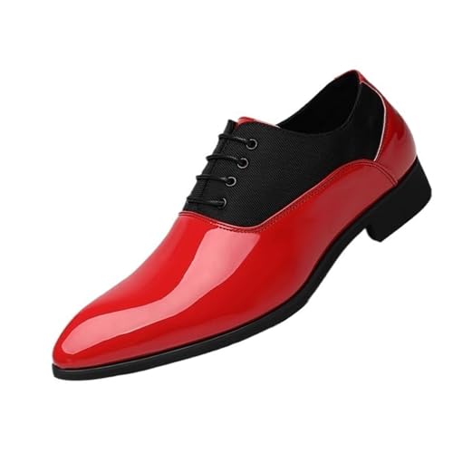 Men's Fashion Classic Dress Shoes Wedding Formal Modern Work Suit Pointed Toe Non-Slip Softsole Brogue Tuxedo Shoes