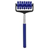Back Massage Roller Stick, Telescopic Roller Massager Rubber Muscle Roller Massager for Muscles Sore
