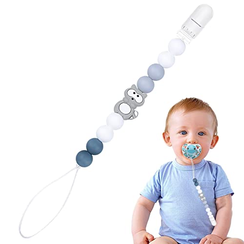 Clipes de chupeta | Clipe de chupeta de silicone para presente do bebê - Clipe de chupeta de brinque