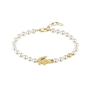 Ensemble Collier, Bracelet et Boucles d'Oreilles Lacoste en Faux Perles avec Charms Matchpoint