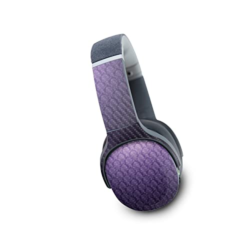 Image of MightySkins Carbon Fiber Skin Compatible with Skullcandy Crusher Evo Wireless - Antique Purple | Protective, Durable Textured Carbon Fiber Finish | Easy to Apply | Made in The USA