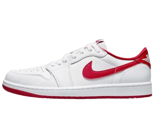 Nike AIR Jordan 1 Retro Low OG CZ0790 161 Size 14, White/University Red-white
