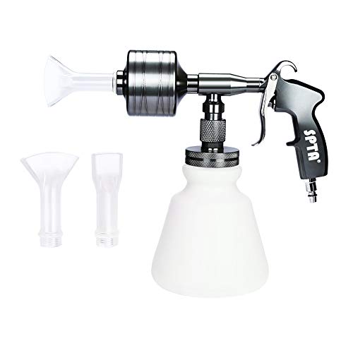Preisvergleich Produktbild SPTA Auto Reinigungspistole Foam Schaumkanone Reinigungspistolen Reinigung Druckluft Schaumpistole Lackschonend Innenreiniger Waschpistole Druckluft Reinigung 2 Düse