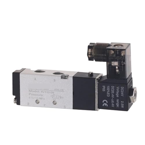 Vanne solénoïde 4V110-06 110V compresseur air 5 voies 2 positions