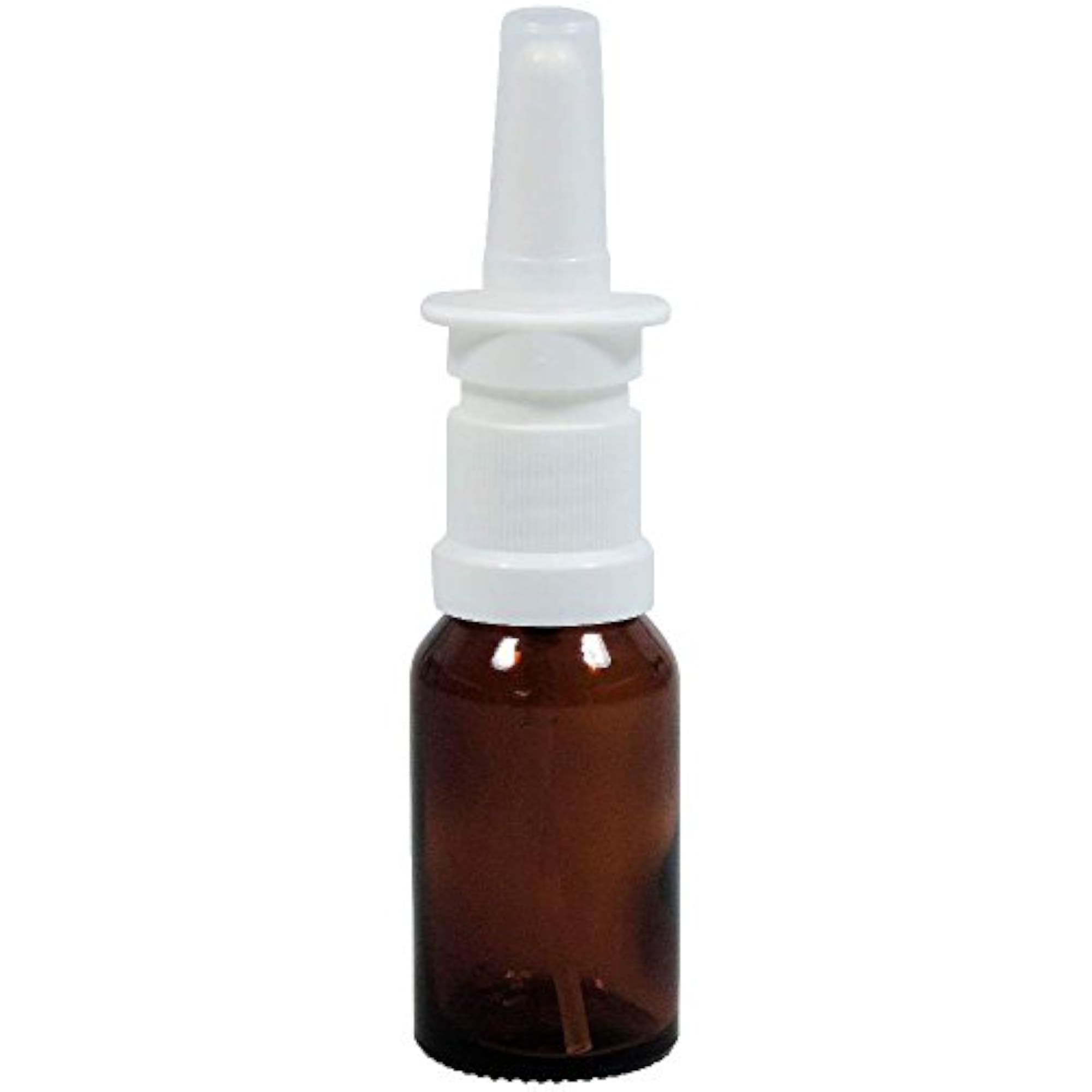 3 x Spray Bottle 15 ml Nasal Spray Atomiser Made of Brown Glass