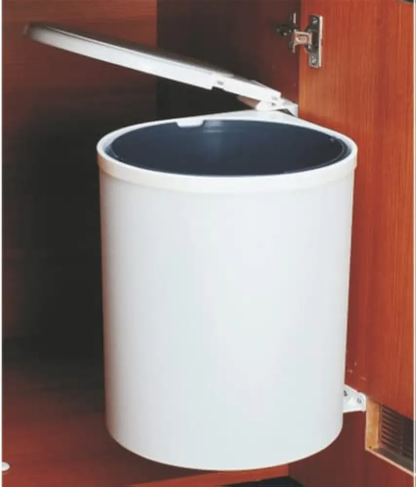 Ebco Plastic Waste Bin Elegant Dustbin Adjustable/Easy to Corner