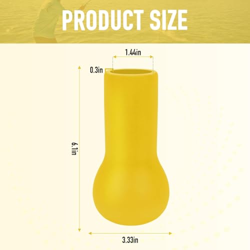 Klfoho Almofada de cana de pesca, suporte portátil para vara de barriga, barril esférico, espuma vin