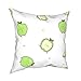 Urocze zielone jabłko poszewka na poduszkę jabłko człowiek poszewka na poduszkę dekoracja domu poszewki na poduszki do sypialni na sofę 45 x 45 cm