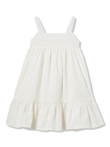Calvin Klein Girls' Sleeveless Dress, Egret, 6 - image 1