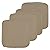 Easy-Going Waterproof Patio Cushion Covers 24x24x4 inch 4 Pack Replacement Non-Slip Outdoor Seat Cushion Slipcover with Zipper. ONLY Covers. Camel