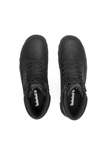 Image of Timberland Rime Ridge Mid Wp Insulated, Men's High Rise Hiking Shoes, Black, 8.5 US