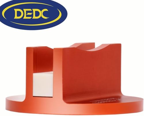 Image of DEDC Universal Aluminum Grooved Magnetic Jack Pad, Jacking Puck Pinch Weld Frame Rail Adapter, Oil Change Mush Haves, Change Tire Repair Tires Oil Must Have, for Car SUV Truck Pickup Sedan MPV Wagon