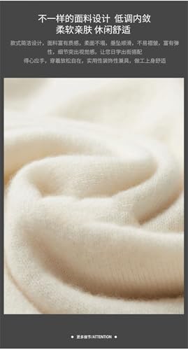 Men's Sweater Wool Round Neck Top Knitted Pullover Long Sleeved Base Sweater2