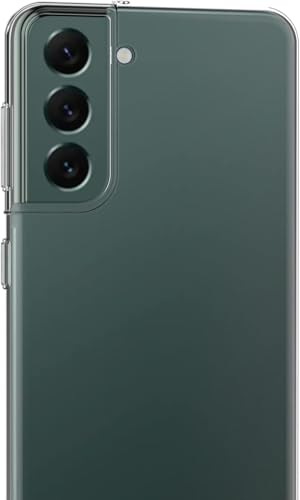 Image of NISHTECH for Samsung Galaxy S22 Plus 5G Premium Transparent Hybrid Soft Slim Dust Proof Back Case Cover Silicone with Camera Protection