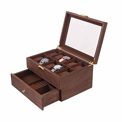 Organisateur pour hommes montre et femmes en bois cadeau idéal rétro