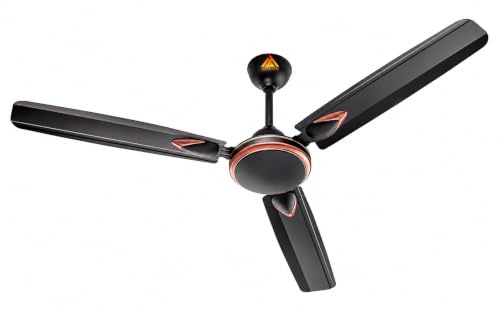Image of Athots Affleck Ultra 1200mm (48 Inch) High Speed Ceiling Fan | Energy Efficient Motor | Anti-Dust Blades | Ideal for Kitchen, Office & Small Room | 24 Months Warranty | (Decor Smock Brown)