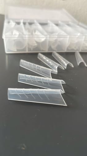 Kit molde F1 para unha em gel D&Z 7974 Mandorla reutilizável com 120 peças