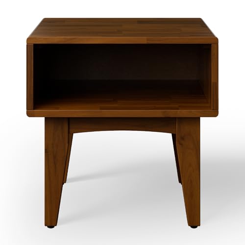 Image of Catherine Nightstand Without Drawer - Dark Chocolate