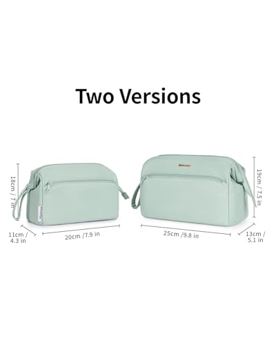Image of Narwey Travel Makeup Bag Toiletry Bag, Large Cosmetic Bag for Women Girls