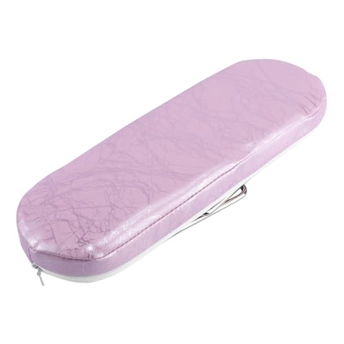 NOLITOY 1個 マニ ツール 手枕 爪用アームレスト キーボード グラインダー ネイル マニ 枕ハンドレスト 手首サポート マニ レスト 調整可能な クリッパー レザー ピンク