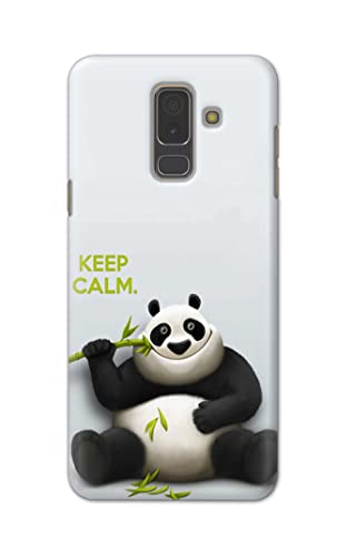 Image of PRINTFIDAA� Printed Hard Back Cover Case for Samsung Galaxy A6 Plus | A6+ | Samsung Galaxy J8 Back Cover (Cartoon Panda) -2808