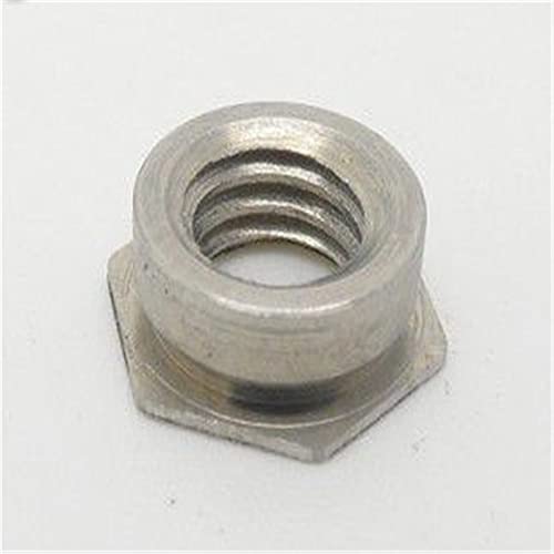F-M6/0420 Self-clinching Flush Nuts Server Cabinet Insert Nut for Sheet Metal Tuercas Ecrou Moeren Tuerca Flush Fasteners Vis PC - (Size: F-M6, Color: 4 (400pcs))