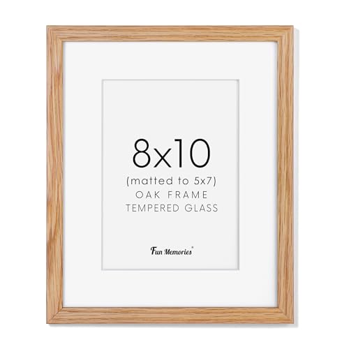 11x14 Picture Frame, Solid Oak Wood 11