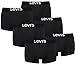 Produktbild 6er Pack Levis Men Solid Basic Trunk Boxershorts Unterhose Pant Unterwäsche, Farbe:884 - Jet Black, Bekleidungsgröße:M