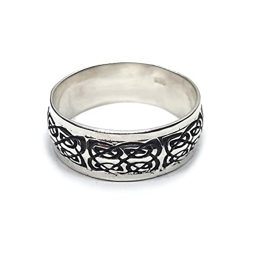 Bague noeud celtique argent sterling pour sublimer vos tenues décontractées et chic