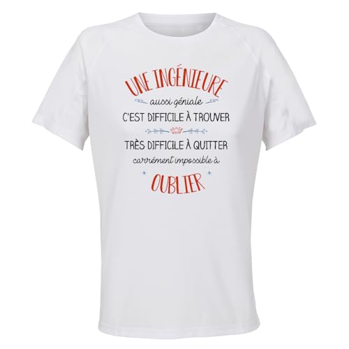 Cadeau sportive anniversaire maillot de sport femme une ingénieure géniale
