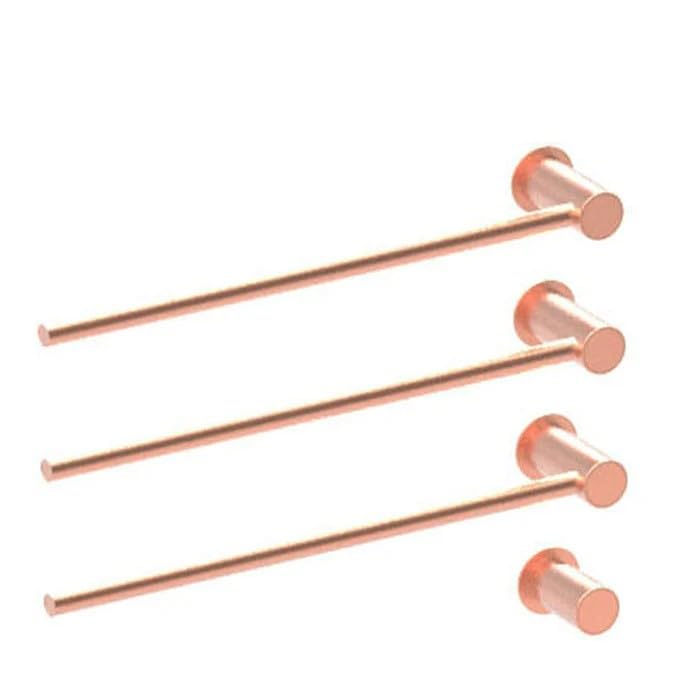 DSTOCK60 - Secador eléctrico integrado con termostato (4 barras, latón cepillado, compatible con VOLA T39EL/4AP-16-5705230277585)