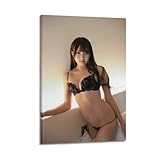 片岡未優美しい写真ポスターキャンバスの現代様式の部屋の装飾の版画掛かる絵画室内装飾の家のアートワーク16x24inch(40x60cm)