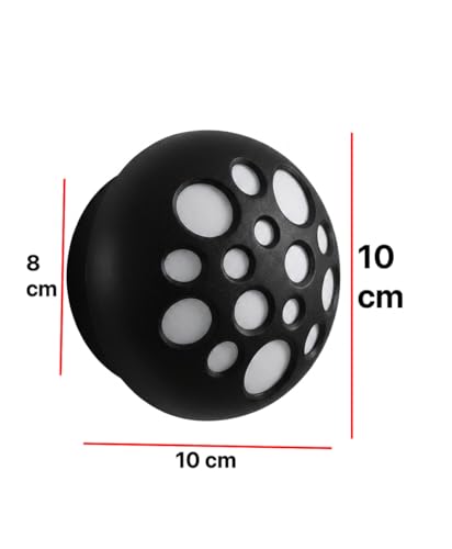Image of Groeien Pack of 2 | 7 Watts Waterproof LED Round Dome Shape Four Way Indoor Outdoor Exterior Wall Light(Dome-Fourway, 2, Count)