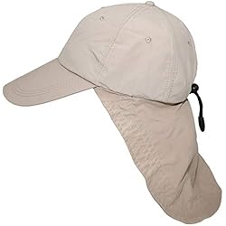 Cortinas De Tela Largas MFH 10424F Gorra Sahara con protección Larga para el Cuello (Khaki)