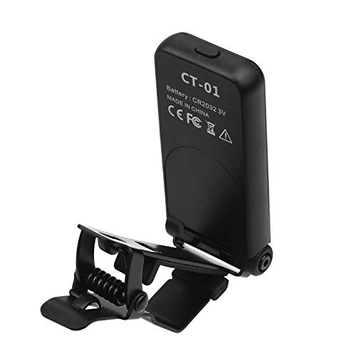 yeacher CT-01 Guitarra Baixo Guitarra Clip-On Sintonizador Gravidade Sensível Tela Cheia 180° Clipe