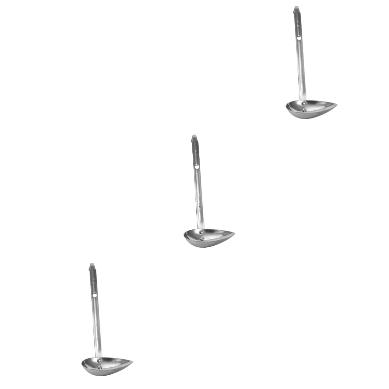 OUNONA 3piezas Cuchara De Salsa Inoxidable Para Decoración De y Salsas Cocina Utensilio De Mesa Resistente y Elegante