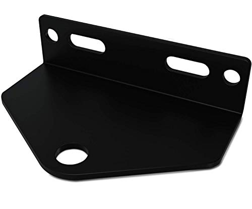 Universal Zero Turn Lawn Mower Trailer Hitch 5 Inch Heavy Duty Steel - Including Installation Hardware (Black) - Thumbnail 3