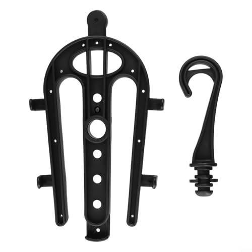 Heavy Duty Diving Hanger for Scuba Gear, Made of PP Material with Regulator Clip, for Drysuit, Wetsuit, Boots and Gloves Storage, Black