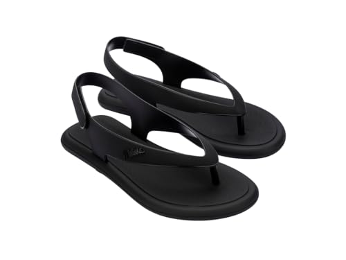 Melissa Sun Samba T�o�b�N �T���_�� �o�b�N�X�g���b�v�t�� ���f�B�[�X, �u���b�N, 8