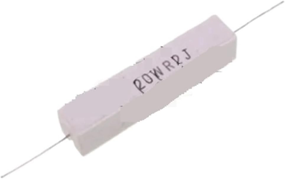 2pcs 20W 5% Cement Resistor Power Resistance 0.1R~ 10K 0.1R 0.5R 10R 50R 0.22 0.33 0.5 1 2 5 8 10 20 22 30 50 100 1K 1.5K 2K ohm(75R)