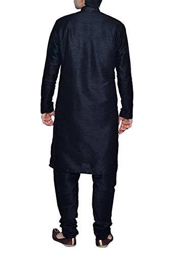 Image of Silk Blend Men's Kurta Pyjama Set /Kurta Pajama for Men